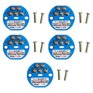 Temperature Transmitter PT100 Sensors 4-20mA Output DC24V Power Supply for Reliable Temperature Monitoring Device