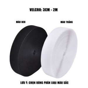 Băng gai Velcro Băng gai dính khóa nhám gai miếng dán vải 2 mặt dán giày túi xách quần áo các vật dụng gia đình