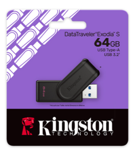 KINGSTON DataTraveler Exodia S DTXS USB Flash Drive USB3.2 - (64GB / 128GB )