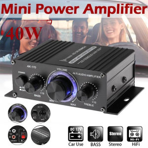 800W G919 Mini Amplifier 12V/220V FM SD 2CH HiFi bluetooth Stereo Audio Player Power Amplifier Car Home With Remote Control
