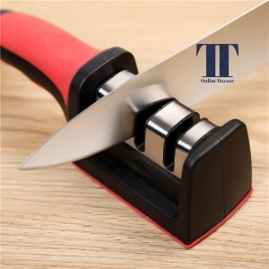 4-Stages & 3-Stages Knife Sharpener Alat Pengasah Pisau Kitchen Easy Polish Knife Stone 金刚石磨刀器四合一多功能磨刀神器 4 Stage Knife Sharpener Knife Sharpening System Pro Edge Knife Sharpener - Lazada