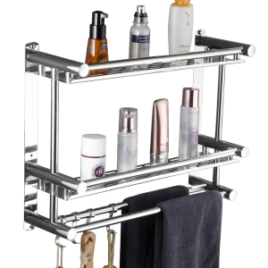 Thanh lý Kệ treo tường nhà tắm kệ Inox nhà tắm kệ treo khăn nhà tắm kệ phòng tắm bằng chất liệu Inox hàng nhập khẩu