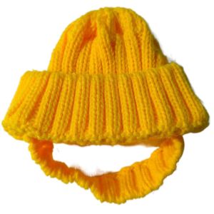 dohobby Ear-Exposed Pet Knitted Hat Cozy Cute Dog Ear Muffs Headgear Fashion Pet Ears Covers Winter
