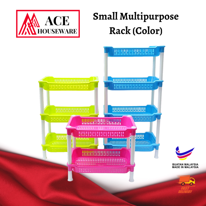 SMALL Multipurpose Rack Colour (2Tier/ 3Tier/ 4Tier) / Small Rack / Rak ...