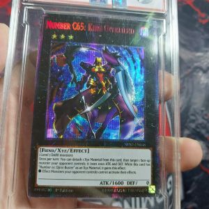 Thẻ RED yugioh Yuma Number C65 King Overfiend Phân Mệnh Ma Vương Phán Ma Quan TẶNG bảo vệ card 1458 D7 48 59