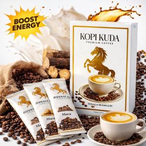 Kopi Kuda 1 Box Premium Kualiti Tinggi dan Kaya untuk Diminum Setiap Hari Rasa Lembut dan Menyenangkan