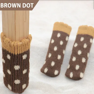 《 𝗛𝗨𝗦𝗛 𝗪𝗥𝗔𝗣𝗦 》 1/4Pcs Chair Leg Socks Protector Table Furniture Foot Pads Sarung Kaki Kerusi 椅脚套 NWD