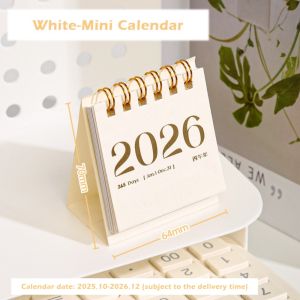 INNICE Double Coil 2026 Calendar Mini Portable Planner Calendar INS Calendar Ornaments Year Gifts