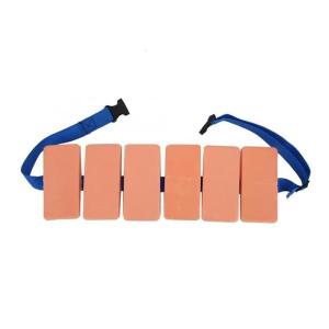 เข็มขัดรัดเอวฝึกโฟมลอยตัวปรับระดับหลังได้เข็มขัดห่วงยางว่ายน้ำ EVA สำหรับว่ายน้ำอุปกรณ์เสริม