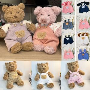 IPIE2 Lina Bear 30cm Doll Clothes Handmade Change Clothes Jointed Bear Dolls Outfit Cos Suit Stuffed T-shirt and Suspenders Suit 30cm Doll