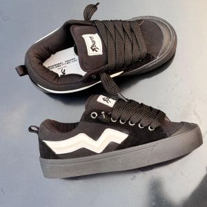 Sepatu SKate Sneaker Jogging SB MARRABUKA DUXCI ORIGINAL warna full hitam polos Model tali Busa gemuk gendut untuk wanita perempuan laki laki terbaru sole decit berdecit