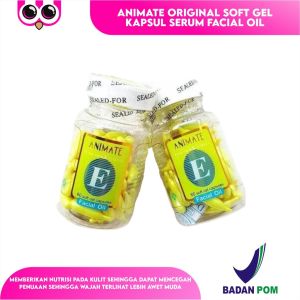 ANIMATE ORIGINAL SOFT GEL KAPSUL SERUM FACIAL OIL BPOM / FACIAL ESSENCE / SERUM KAPSUL VIT E