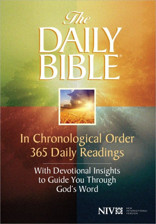 Niv the daily bible in chronological order 365 daily readings lazada ph