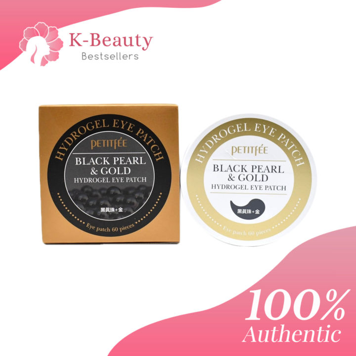 Petitfee Black Pearl & Gold Hydrogel Eye Patch (60ea) Lazada PH