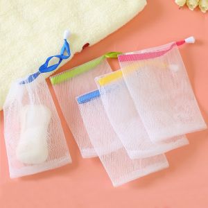 Japanese Pull Rings Soap Bubble Nets Handmade Soap Lathering Mesh