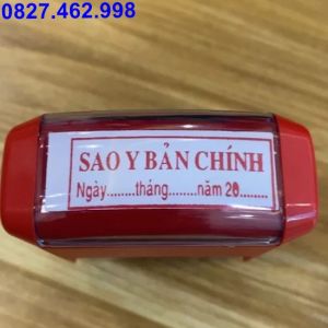 Con dấu sao y bản chính có ngày tháng năm