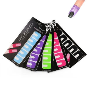 DORISNA U-shape Nail Anti-overflow Protector Sticker Varnish Peel Off Tape Nail Paint Finger Cover Tool
