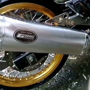 Silencer Knalpot Racing ORIGINAL GRM RACING EXHAUST Tipe Kapsul Universal Inlet 50mm