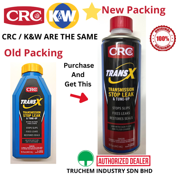 K&W CRC TRANSX AUTOMATIC TRANSMISSION STOP LEAK & TUNEUP CRC (443ml