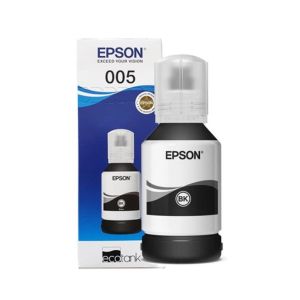 หมึกเติม Epson 005 BK < T03Q100 > 120ml. หมึกกันน้ำของแท้ 100% (พร้อมกล่อง) EPSON PRINTER M1100M1120M1140M1180M2140M3140M3170M3180