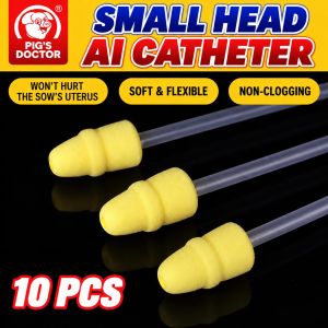 100pcs Foam tip A.I. Catheters w/ end cap for sows/gilts (pig) 10pcs (Artificial Insemination: AI)