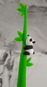 Shack Gel Pen Panda /Karakter Lucu Karet 3D Bisa Goyang