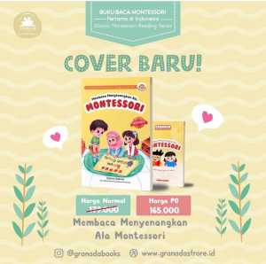 GMB Buku Anak Membaca Menyenangkan Ala Montessori Granada / Buku Pintar Membaca / Buku Belajar Baca Kekinian Membaca
