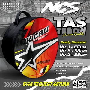 Tas Tebok Murai Motif kicau mania Ransel Gendong Jinjing Bawa Tebok Sangkar Murai printing