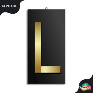 TENNESY HIASAN DINDING ALPHABET HURUF FONT CLASSIC 10x20CM  WALL DECOR PAJANGAN KAYU DEKORASI DINDING KAMAR TIDUR RUMAH