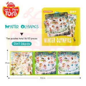 ⚡Ready Stock⚡ Keeprae Portable Magnetic Puzzle for Kids (Beginners-Advanced)