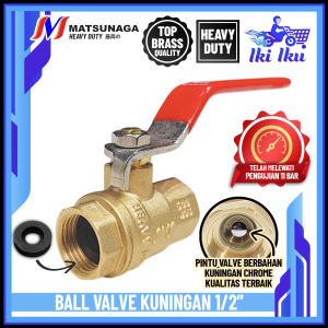 MATSUNAGA Ball Valve Kuningan - 1/2 Inch