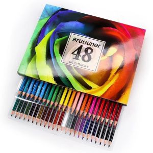 Set Pensil Warna Brutfuner 72 Warna – Oil Based Artist Color Pencil untuk Menggambar & Melukis