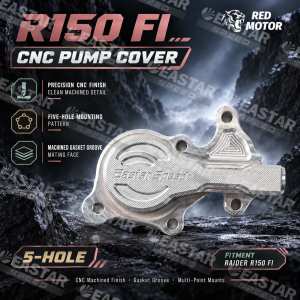 CNC Alloy Engine Water Pump Cover Fits Raider 150 Fi
