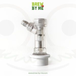 Premium Ball Lock Disconnect MFL (Grey/Gas) With Integrated Check Valve กันของเหลวไหลย้อนกลับ #ทำเบียร์ #คราฟโซดา #Keg