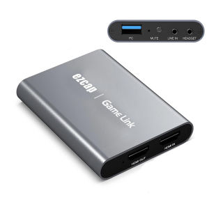 4K 60Hz HDMI Loop USB 3.0 1080p HDMI Video Capture Card for Camera Laptop Live Streaming Game Record