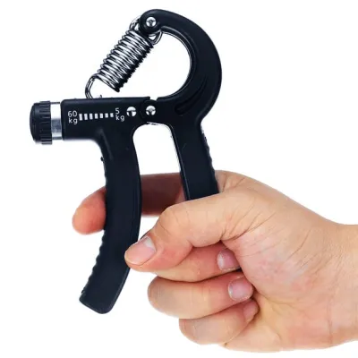Hand Grip Alat Olah Raga Latihan Otot Jari Telapak Tangan Penguat Tangan - Hand Grip Crushing Trainer adjustable 5-60kg