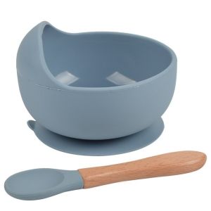 DRHL0472 Baby Silicone Suction Bowl Mangkok Makan Bayi Mangkuk Silikon