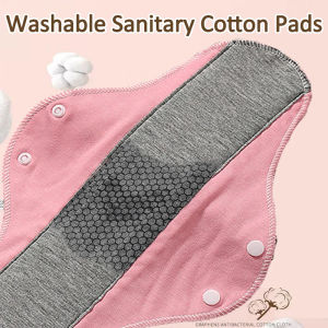Women Washable Cloth Pads Waterproof Leak Proof Reusable for Adult Urine Menstrual Breathable Cotton Hygiene Panty Liners Feminine Care