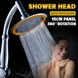 ☪luckyLKH2★Round High-Pressure Water Saving Shower Heads 360 Swivel