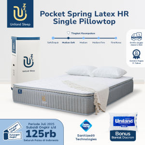 Uniland Sleep Kasur Pocket Spring Latex HR Single Pillowtop 30cm