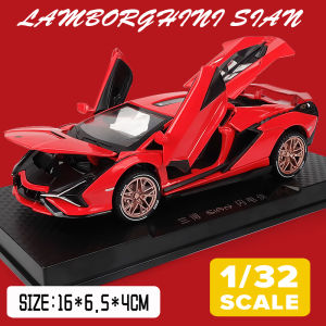 LEO 1:32 SIAN FKP 37 Diecast โมเดล รถอัลลอยด์รถยนต์ของเล่นคอลเลกชันของขวัญสําหรับเด็กชายสาว ของเล่นเด็ก