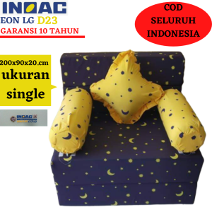 Sofa Bed Inoac Single Ukuran 200X90X20 cm Sofabed EON LG D23 Asli Sofabed Busa Inoac murah sofa 3in1