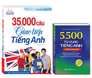 Sách - Combo 2c - 35000 câu giao tiếp tiếng Anh & 5500 từ vựng tiếng Anh thông dụng nhất (bản màu)