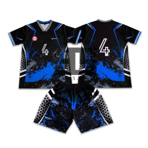 Setelan dan atasan jersey Bola voli pria wanita uniseks 9657 Fullprinting sublimation size S M L XL XXL