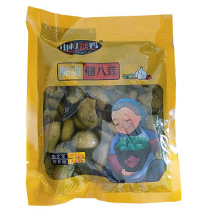 Bawang putih acar dalam cukabawang putih hijaubawang putih acar bawang putih asam manis acar 420g