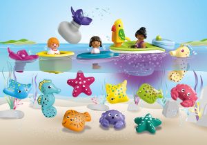 Playmobil 71777 JUNIOR & Tinti: Colourful Bath Time Christmas Countdown จูเนียร์ & ทิ้นที่ อาบน้ำแสนสนุกรอคริสต์มาส