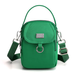 GStar Mini Mobile Phone Bag with Earphone Hole Women Nylon Crossbody Bag Waterproof Fashion Small Sling Bags Pouch Bag Handbag for Ladies