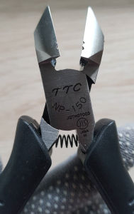 TTC คีมตัดสายปากเฉียง 45 องศา รุ่น NP-150 ขนาด 6 นิ้ว มาตรฐานอุตสาหกรรม แบบญี่ปุ่น