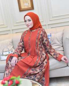 Aria Gamis Shania Dress Gamis Syari Baju Muslim Wanita Motif