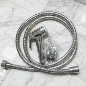 4-in-1 Toilet Bidet Sprayer Set Stainless Steel Heavy Duty Handheld Bathroom Bidet Spray Hose